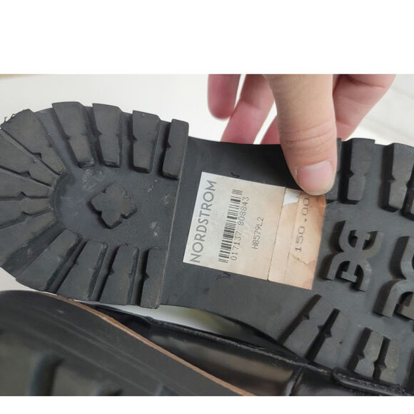 SAM EDELMAN LAURS PLATFORM LOAFERS IN BLACK PATENT LEATHER, SZ 6 - Picture 14 of 16